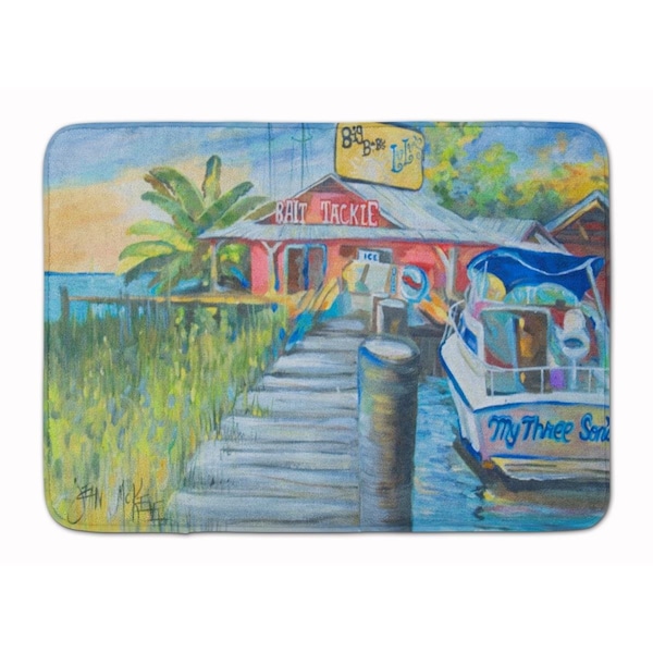 Carolines Treasures Deep Sea Fishing Boat at LuLus Machine Washable Memory Foam Mat JMK1050RUG - main